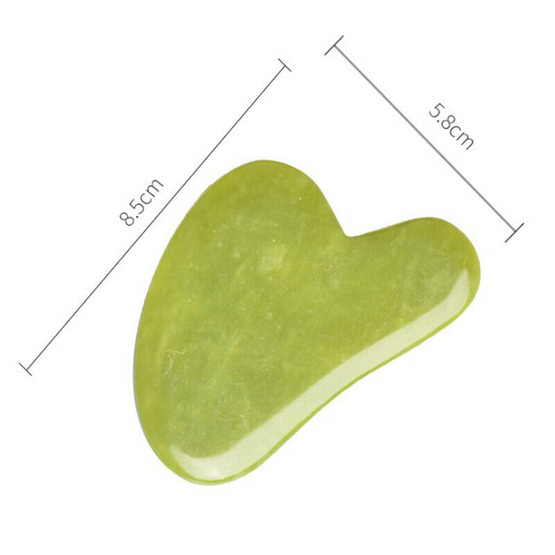 1PC Natural Guasha Facial Jade Face Body Care SPA Gua Sha Board Massager .l8