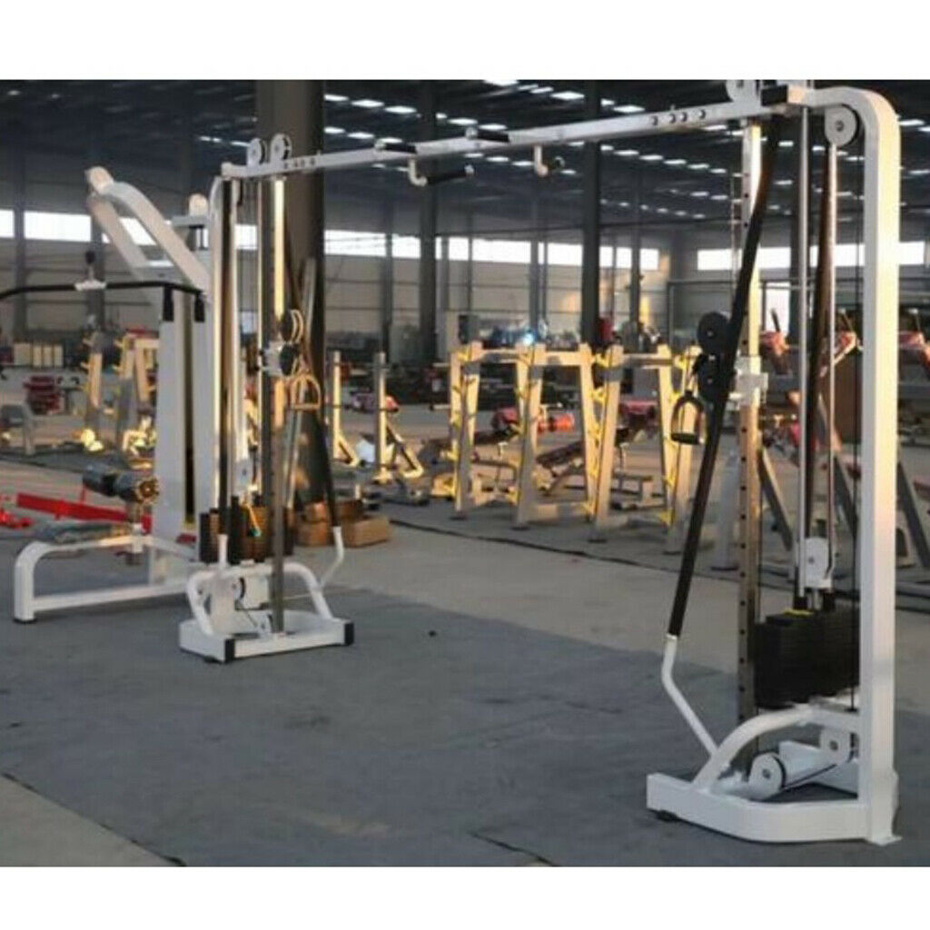 Steel Heavy Duty Fitness DIY Pulley Cable Attachment Biceps Home Gym Accessories