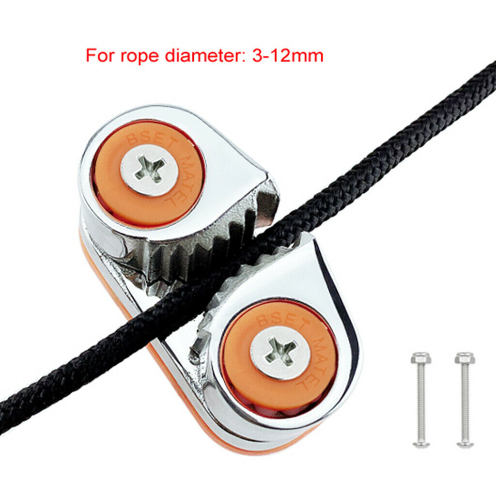 316 Stainless Steel Cam Cleat With Leading  Boat Marine Sailing Sailboat