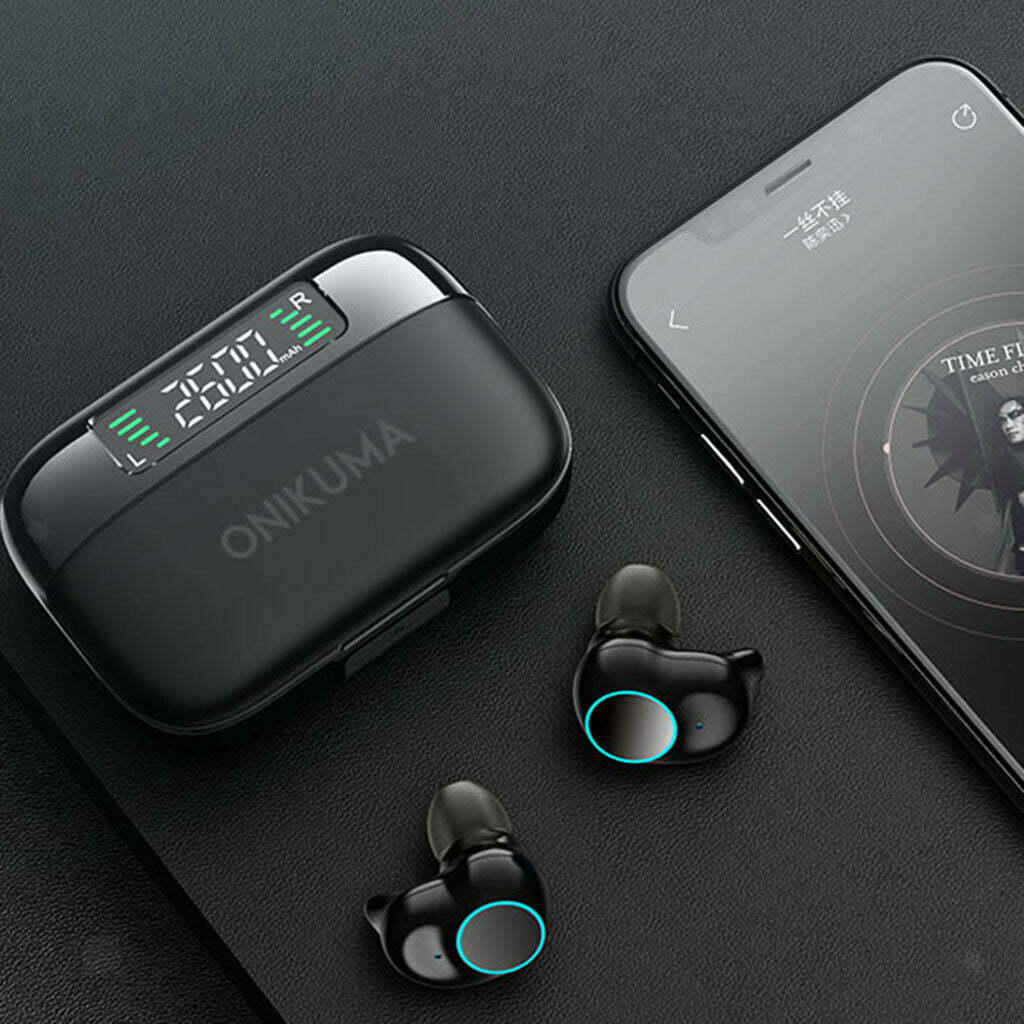 Wireless Earbuds Headphones in Ear Built in Mic for Sport Running Workout