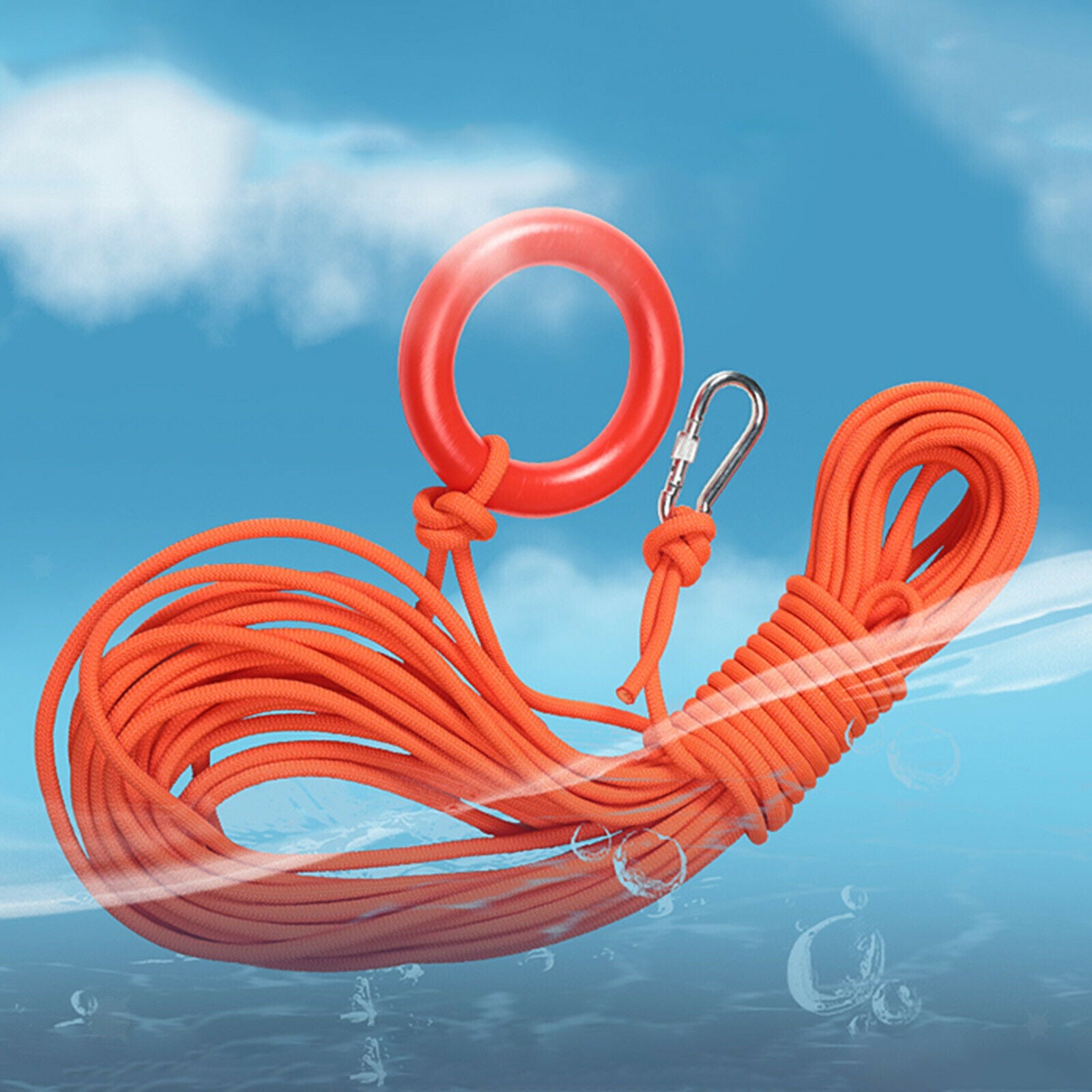 Floating Water Life Saving Rope 20m Diving Snorkeling Water Sports Lifeline