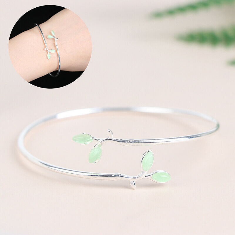 Sole Tender Bud Fresh Minimalist Leaves Female Literary Trendy Resizable .l8