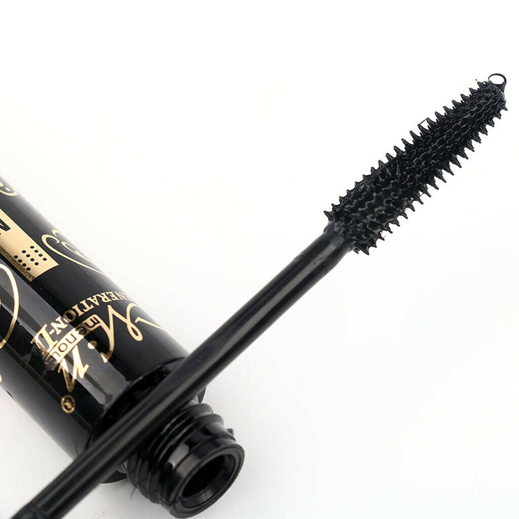 Super Long Fiber Curling Mascara Eyeliner Set - Black