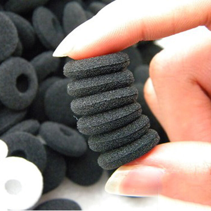 12 Pairs Headphones Earphone Headset Soft Sponge Foam Cover Ear Pads Caps BDAU