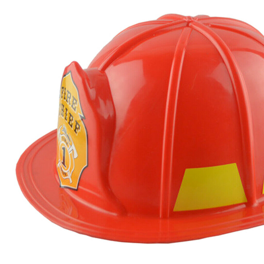 Firefighter Costume Helmet for Boys and Girls Pretend Play Set for Kids, Fireman