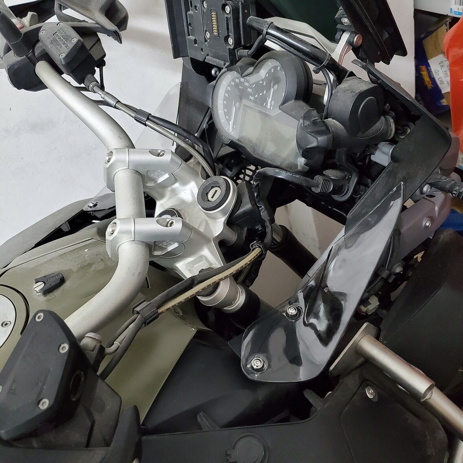 Windshield Extension Spoiler Air Deflector for BMW R1250GS ADV 2019 13-17
