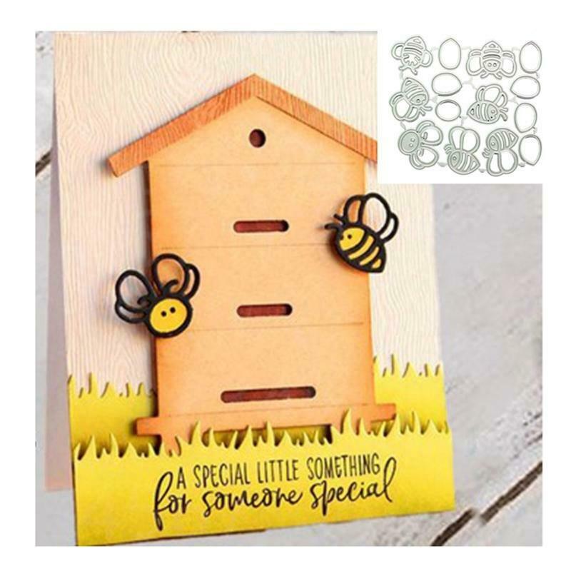 Cute Cartoon Bee Carbon Steel Cutting Dies DIY Scrapbooking Photo Album Cards