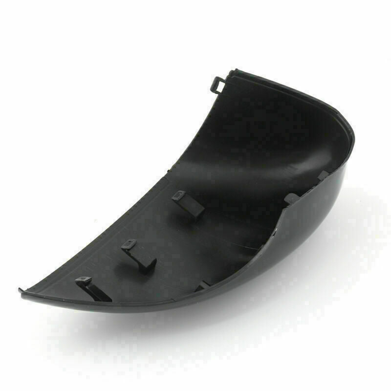 Right Side Car Rearview Mirror Cover Gloss For For Ford Fiesta 2009-15 Black CN