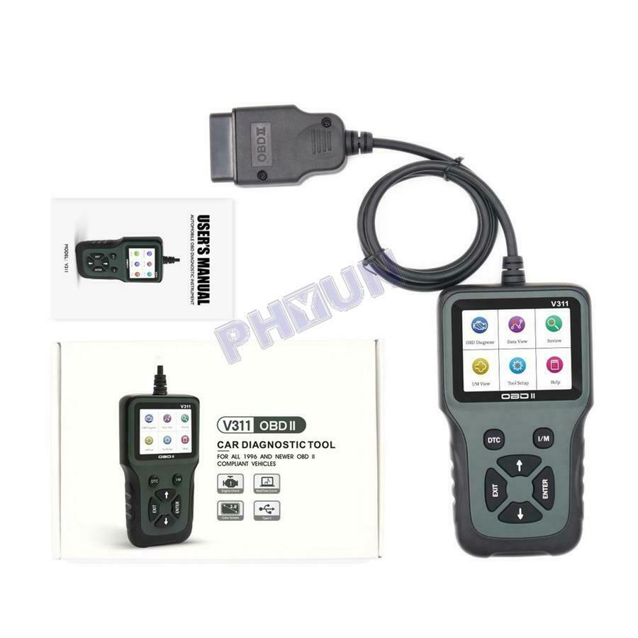Car OBD2 OBDII EOBD Engine Code Reader Scanner Diagnostic Clear Tool Universal