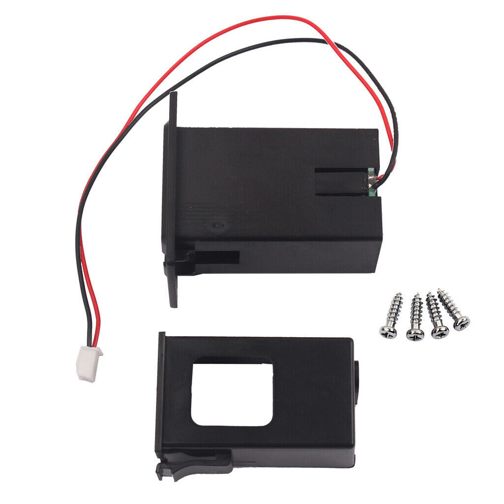 Black 9V Battery Compartment Cover Case Holder for Guitar Accessory