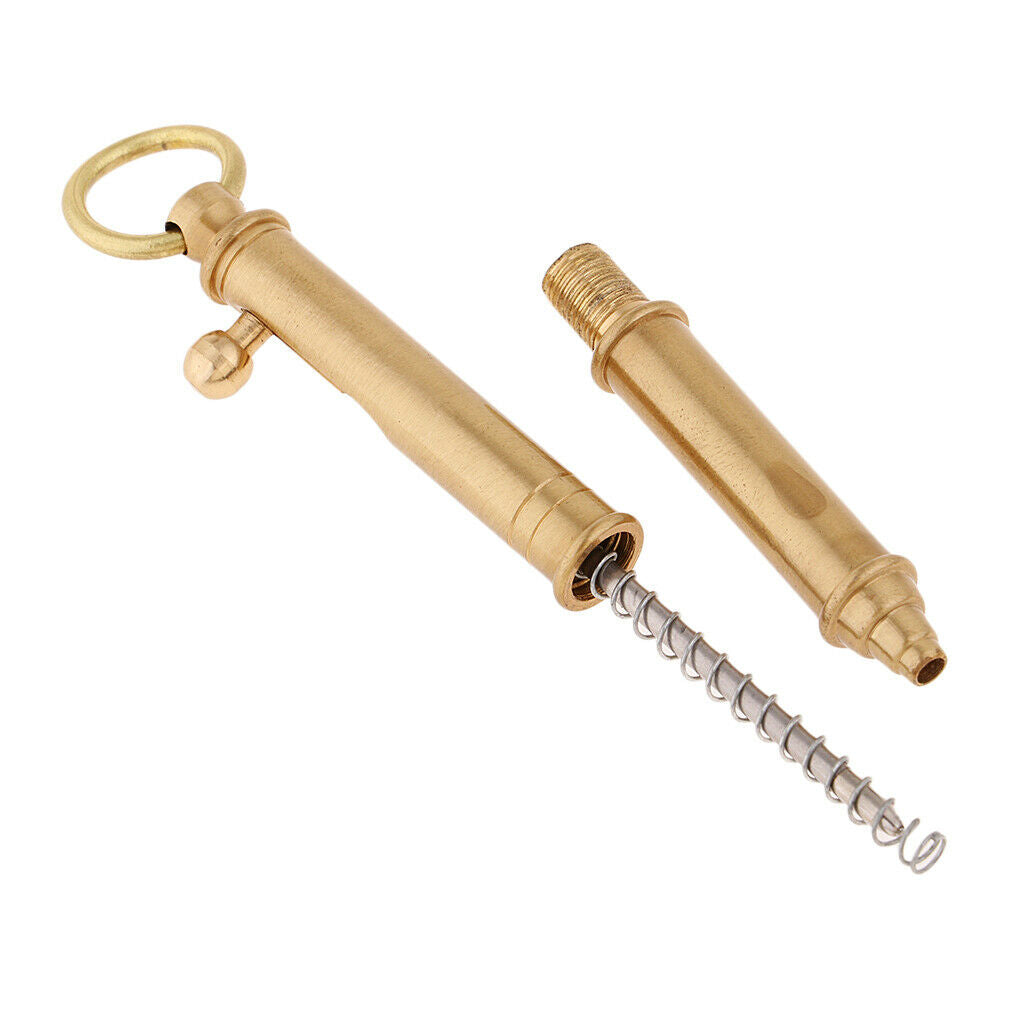 1.0mm Brass Ballpoint Pen  Writing Black For Children Gift Rewards