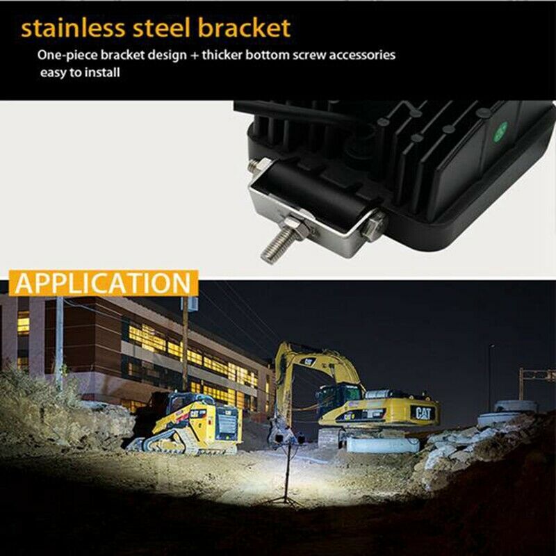1PCS Car LED Light Bar 4 Inch 6000K 126W LED Driving Work Light Lamp HeadligG4K8