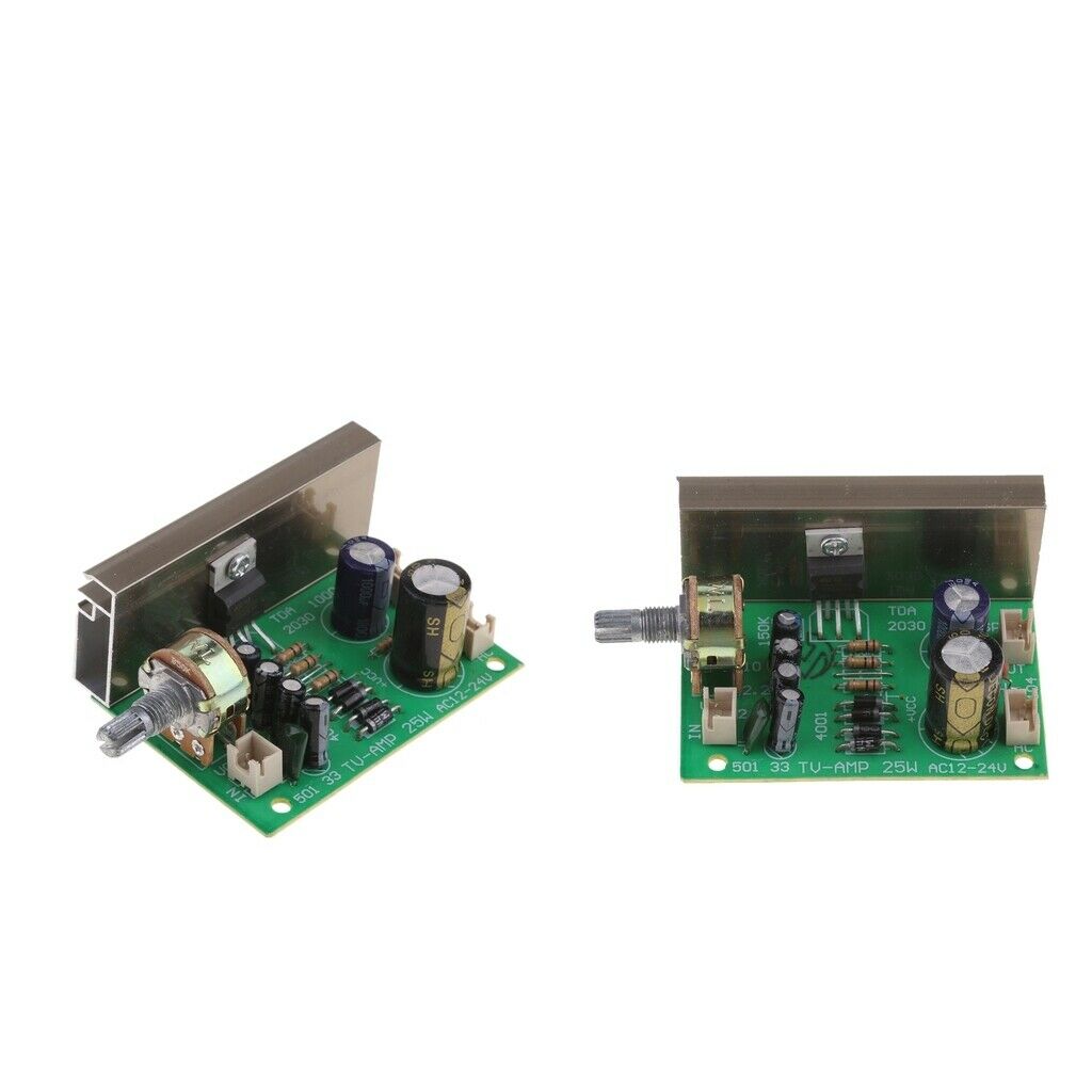 Lovoski 2x Tda2030 One-channel Mono 20w Ac/Dc 12v for Audio Amplifier Board