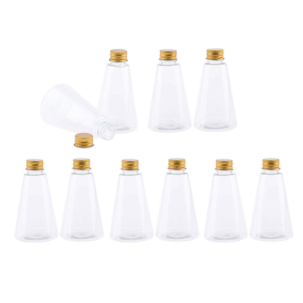 Premium Empty Plastic Bottles Clear Travel Containers Refillable BPA-free