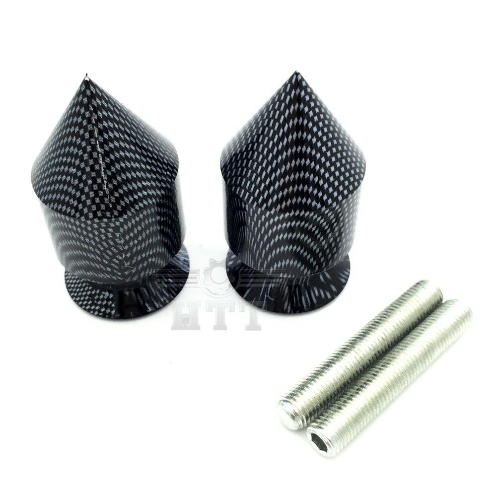 Carbon Fiber Spike Swingarm Spools 10mm bolts For Kawasaki Ninja 250R  2008-2011