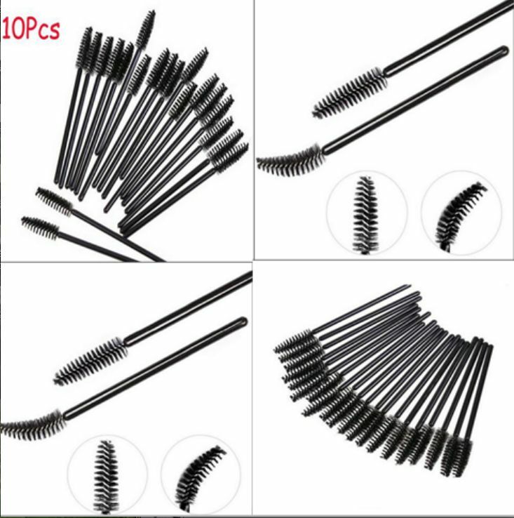 Makeup Tool Oblique Design Rotate Eyebrow Brush Cosmetic Brow Brush New 10Pcs