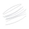 10Pcs Fishing Rig Making Heat Shrink Rig Tubes Sleeve Hook Connector White