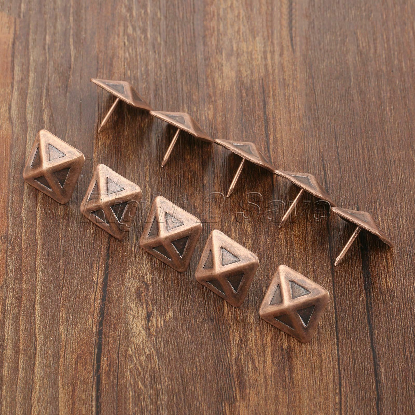Retro Decorative Tacks  Sofa Jewelry Box Furniture Upholstery Nails Stud Pin 10x