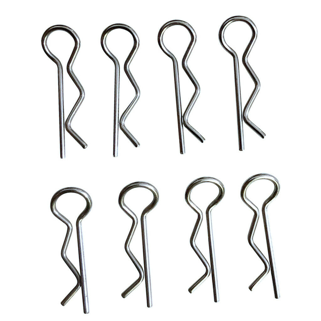 8pcs Body Shell Clips Pin for 1/16 RC 9130 Car Accessories Spare Parts