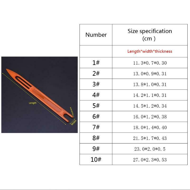 10x Fishing Netting Needle Repair Net Line Plastic Shuttles Mending Weaving
