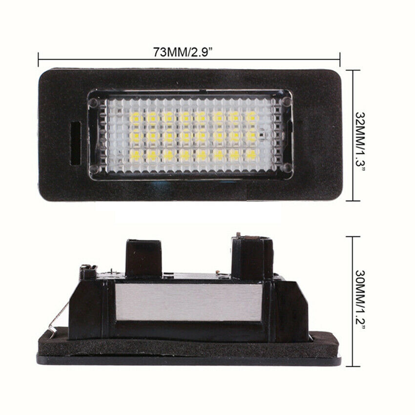 2x 24LED Error Free License Plate Light For BMW E90 E91 E92 E93 M3 E82 E88
