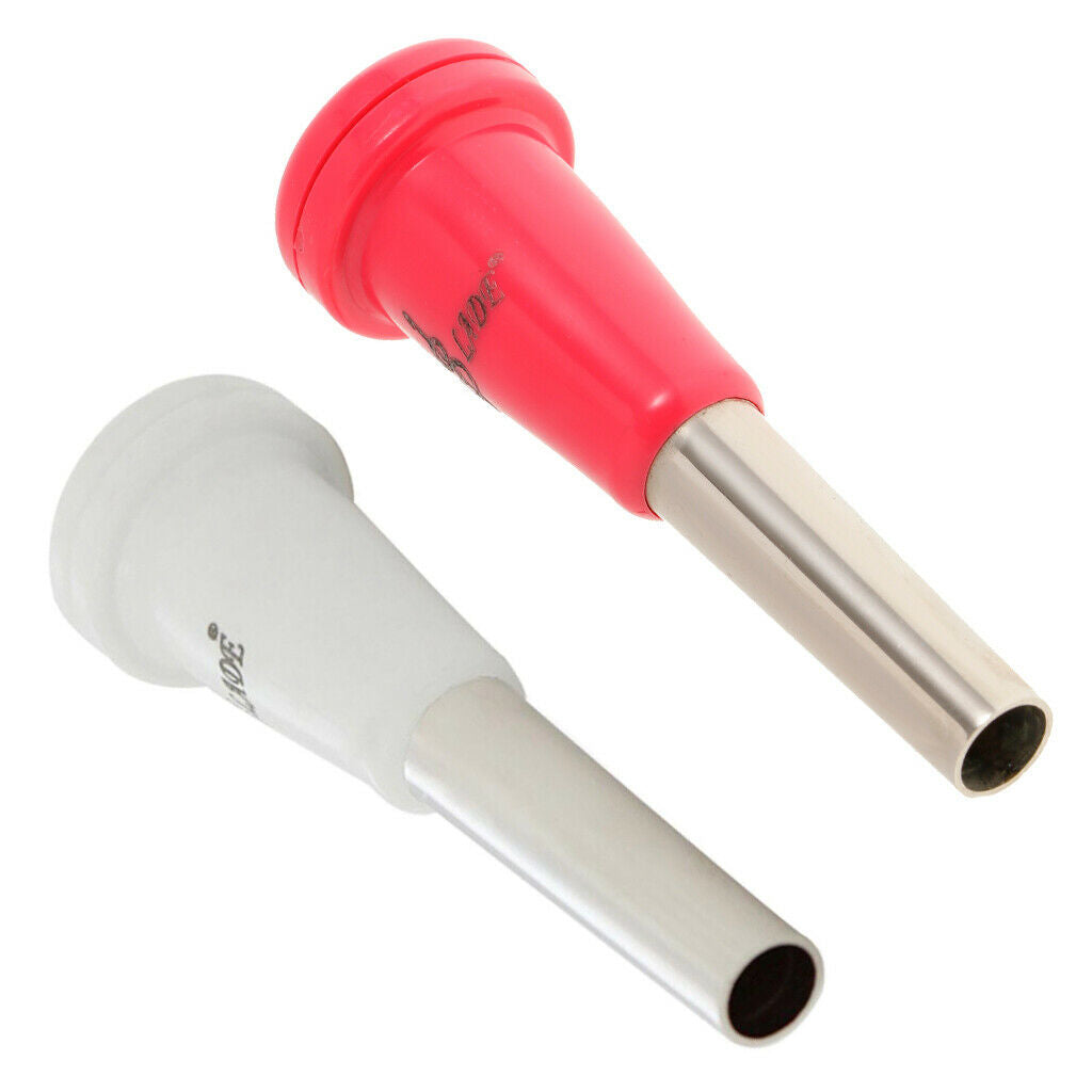 2 X Metal Mini Trumpet Mouthpiece Instrument For Musician Performance