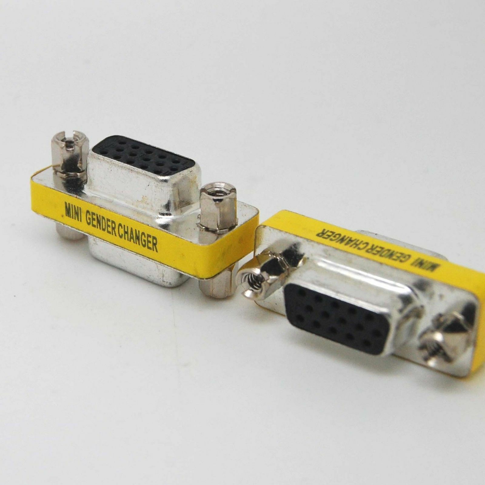 Brand New HD SVGA VGA Female to VGA Female F/F Gender Changer Adapter 15PIN