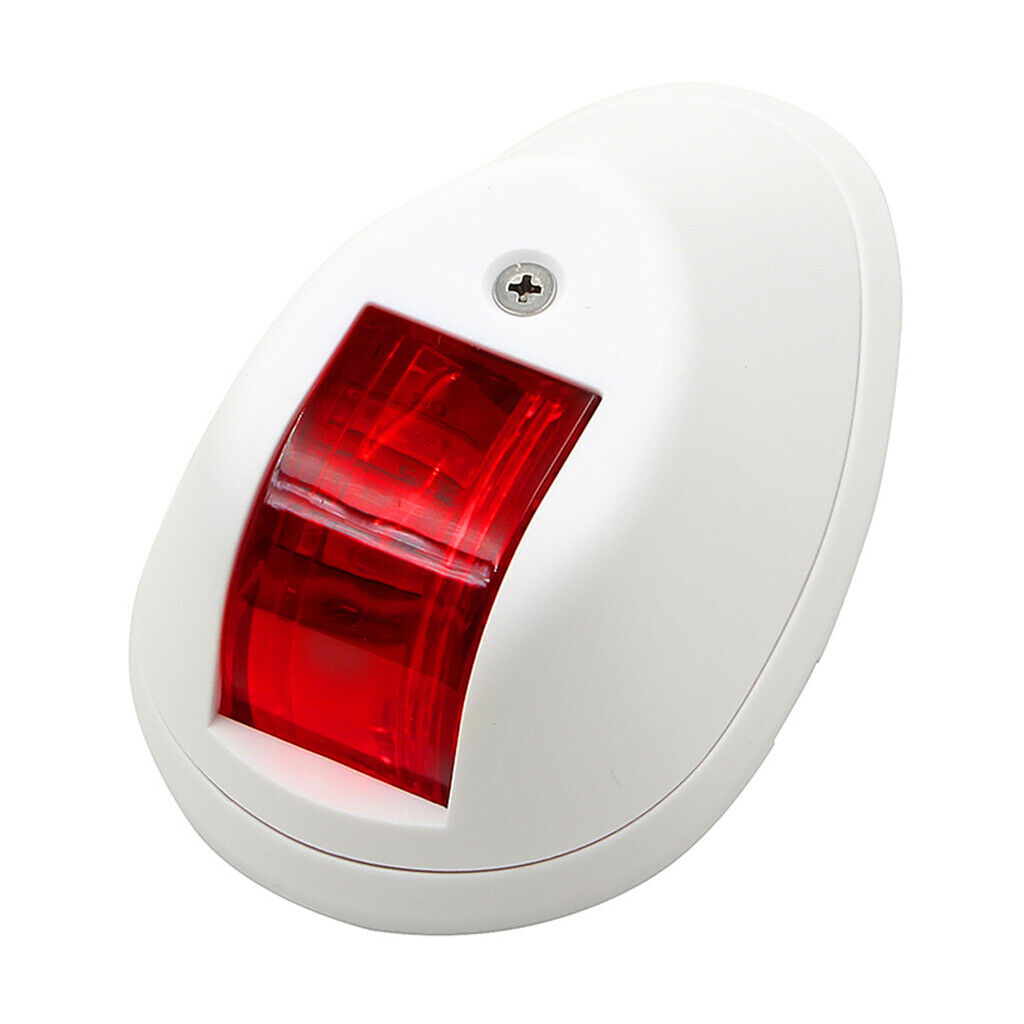 Nylon White Housing Red&Green 12V / 24V Navigation Light Safety Signal Lamp