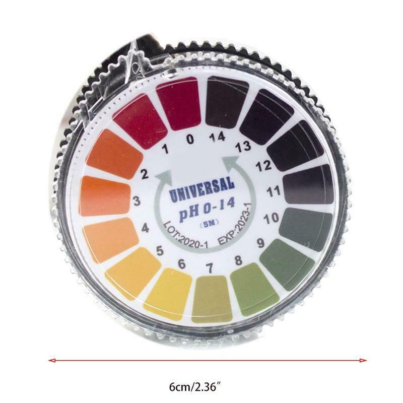 Universal pH Test Paper Strips pH Test Strips Roll pH Measure Full Range 0-14