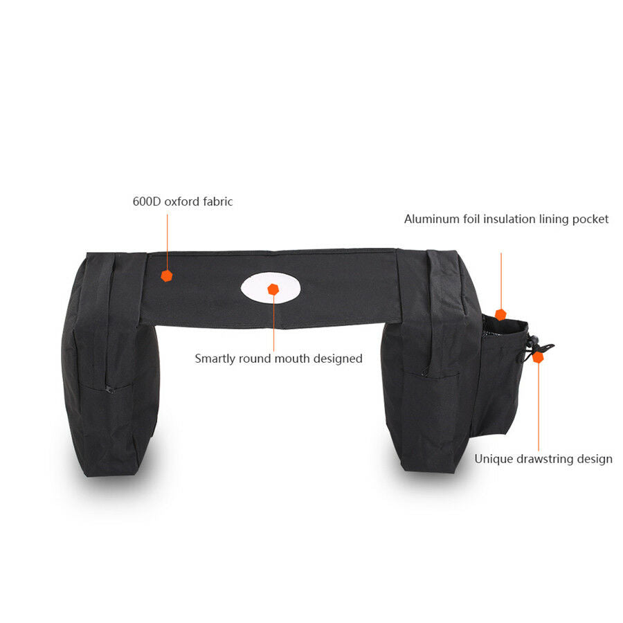 Universal ATV Snowmobile Accessory Gas Tank SaddleBag Saddle Bags  Water Bottle