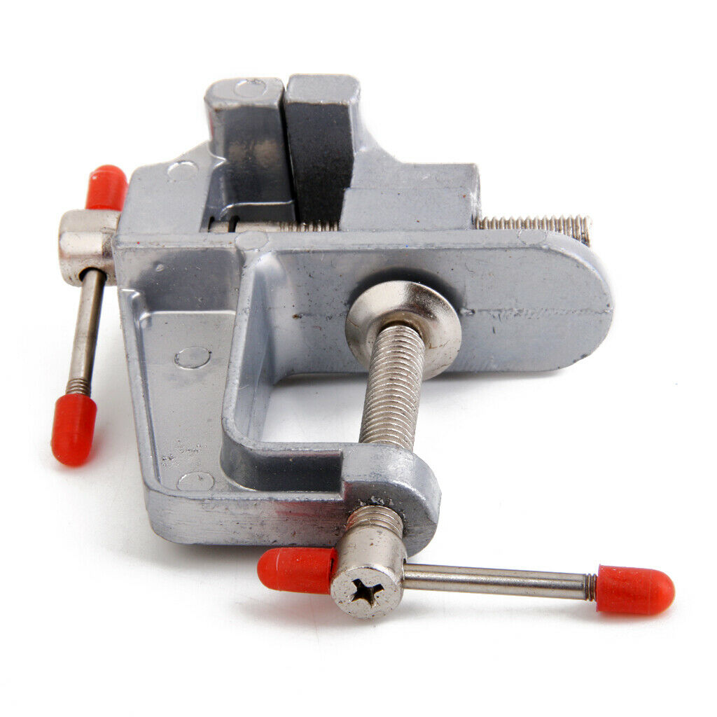 Mini Home Aluminum Hobby Jewelry Clips On Table Bench Vise Tool Vise