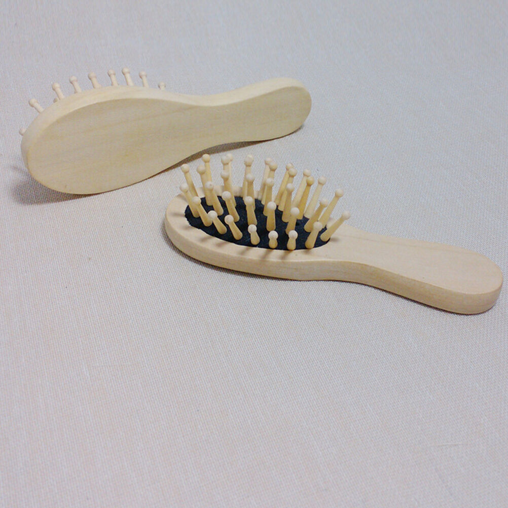 Prevalent Wooden Natural Bamboo Hair Vent Brush Keratin Care Massager Com.l8