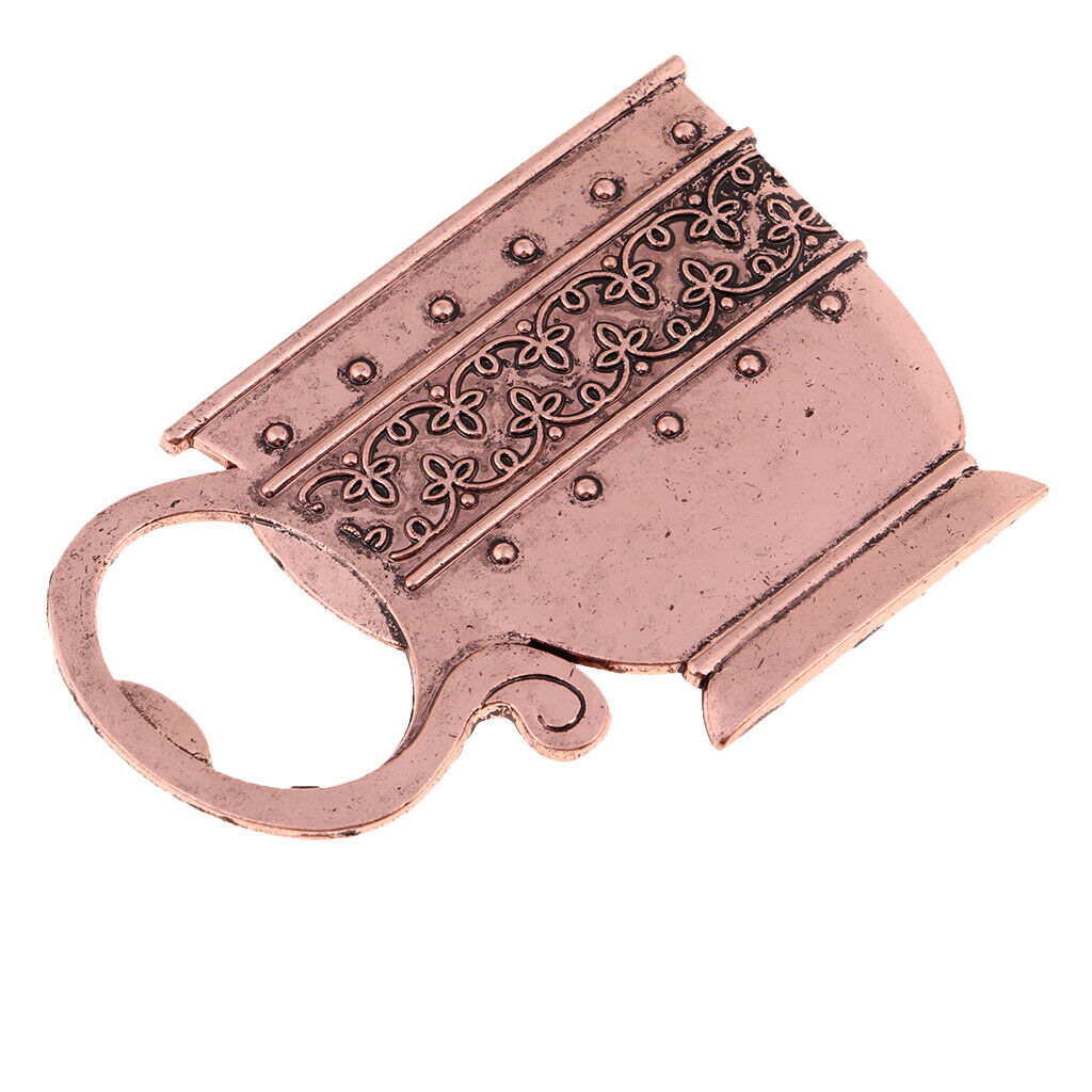 Retro Cup Shaped Opener Creative Alloy Gifts Box Packing Beer Bottle Opener