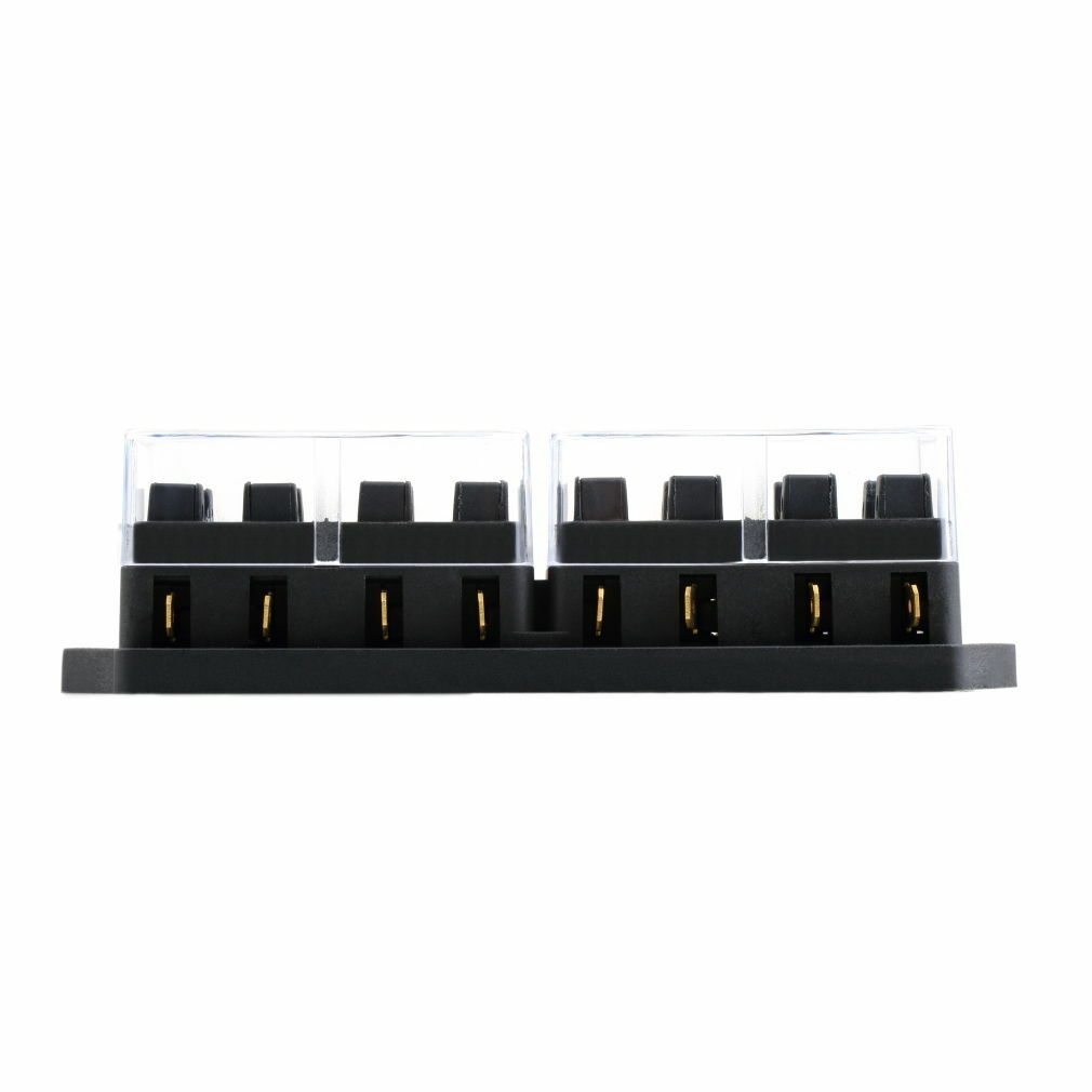 Fulseholder Mini 8 Way Blade Fuse Holder Block Box Audio Electronics Part 12V