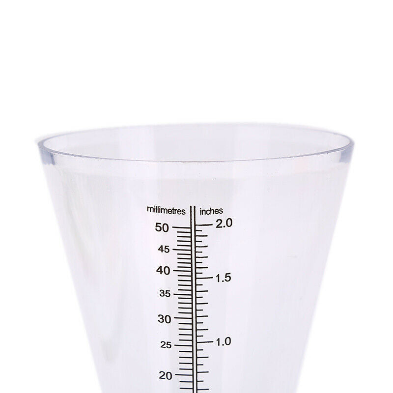 Dual Scale Cone Measuring Cup Outdoor Garden Rain Gauge Measure Cup To.l8