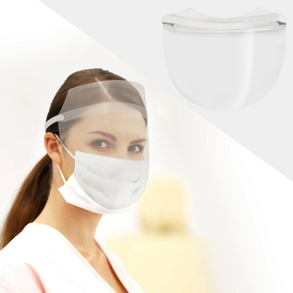 Face Shield Clear Safety Anti-Fog Faceshield Kitchen Outdoor Full Face Cover