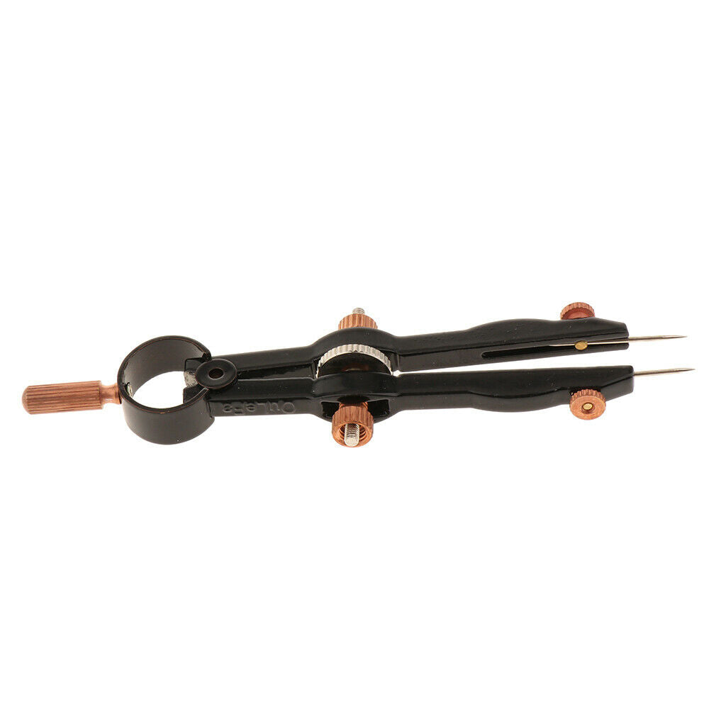 Steel Stationery Spring Bow Dividers Compass 1.89 inch Max Opening