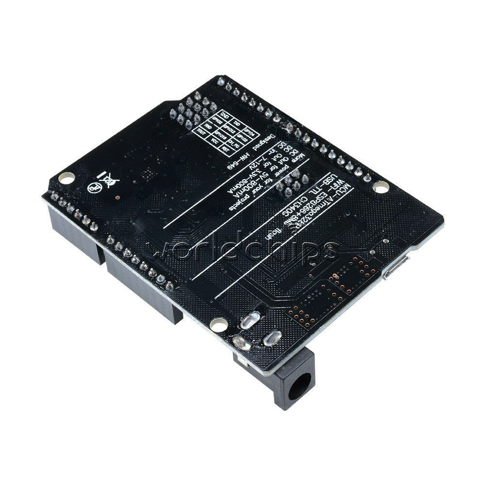 WiFi UNO R3 ATmega328P+ESP8266 (32Mb memory) USB-TTL CH340G For Arduino NodeMCU