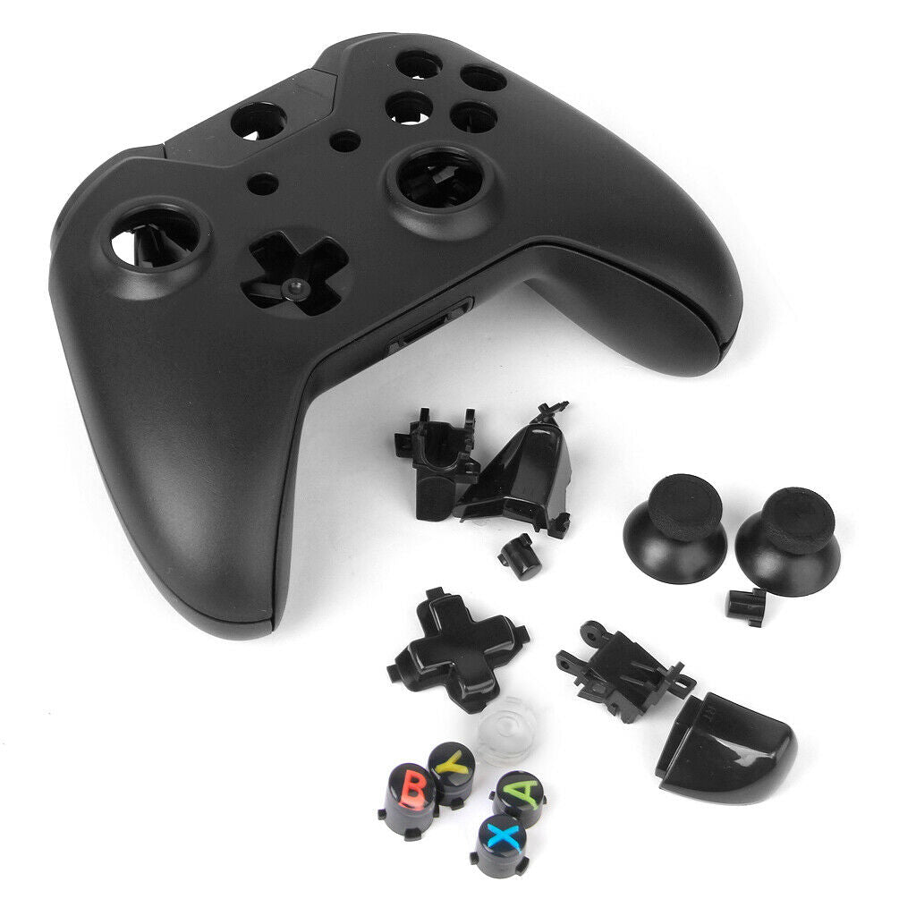 Black Full Shell Case Housing Cover Kits for   One Wireless Game Controller