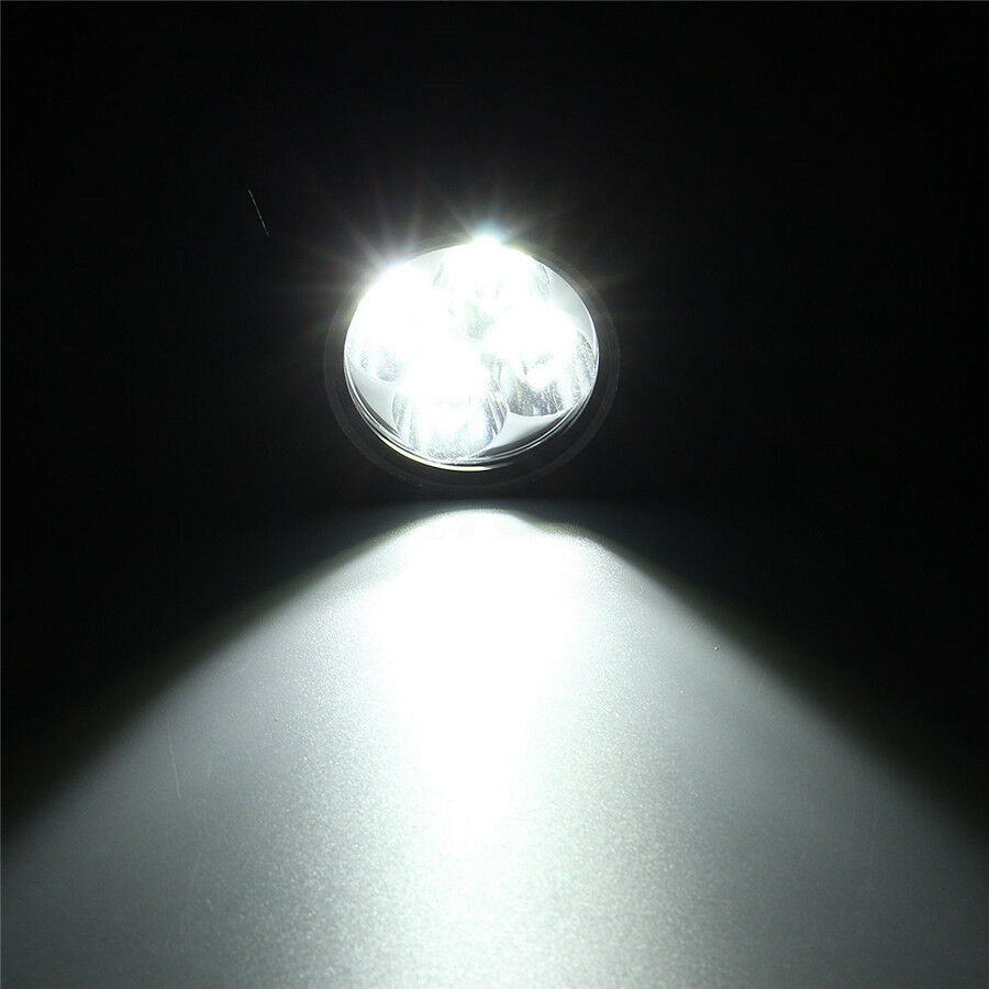 2X40W Motorcycle bike Work LED Spot Driving Fog Light Headlight Lamp New+Switch