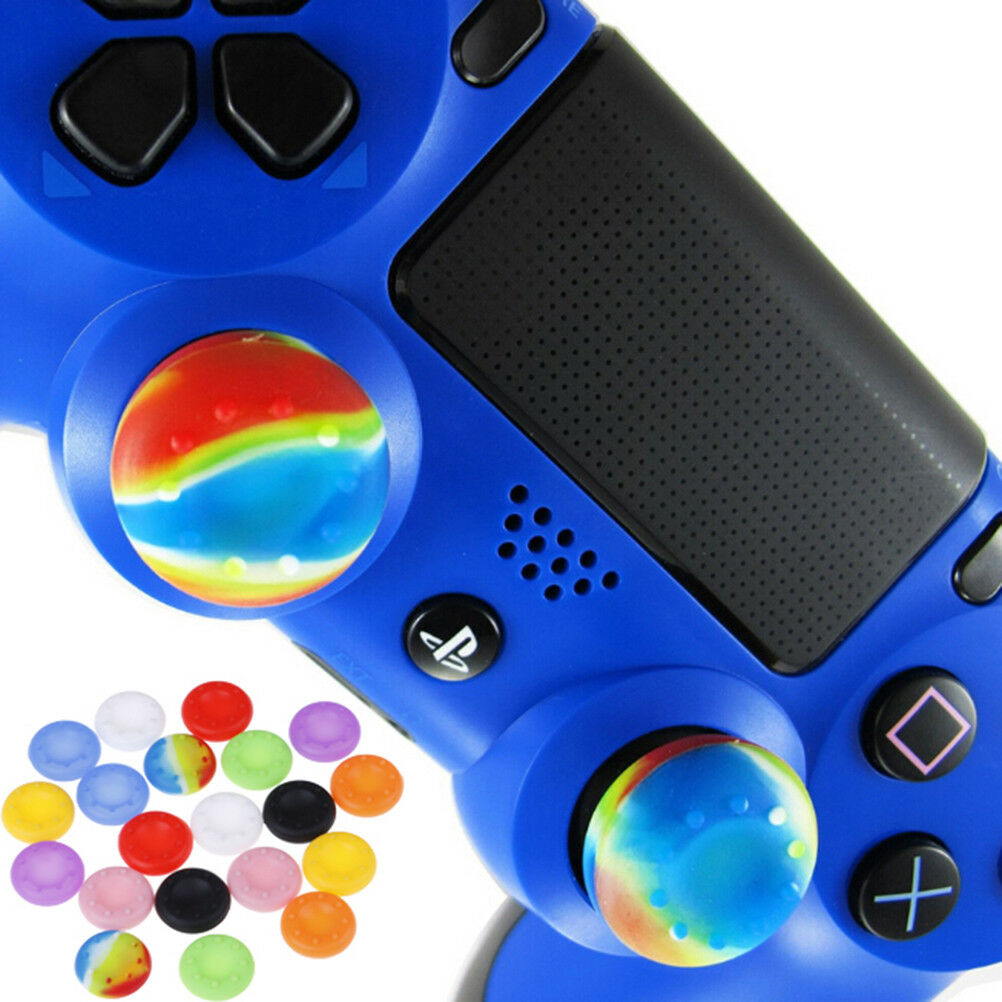 1Set silico thumb stick grip cover for PS4 XBox one controller thumb stic.l8