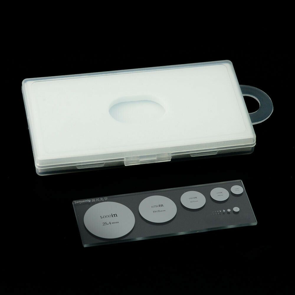 Circular Scale Microscope Stage Micrometer Calibration Slide Stage Graticules