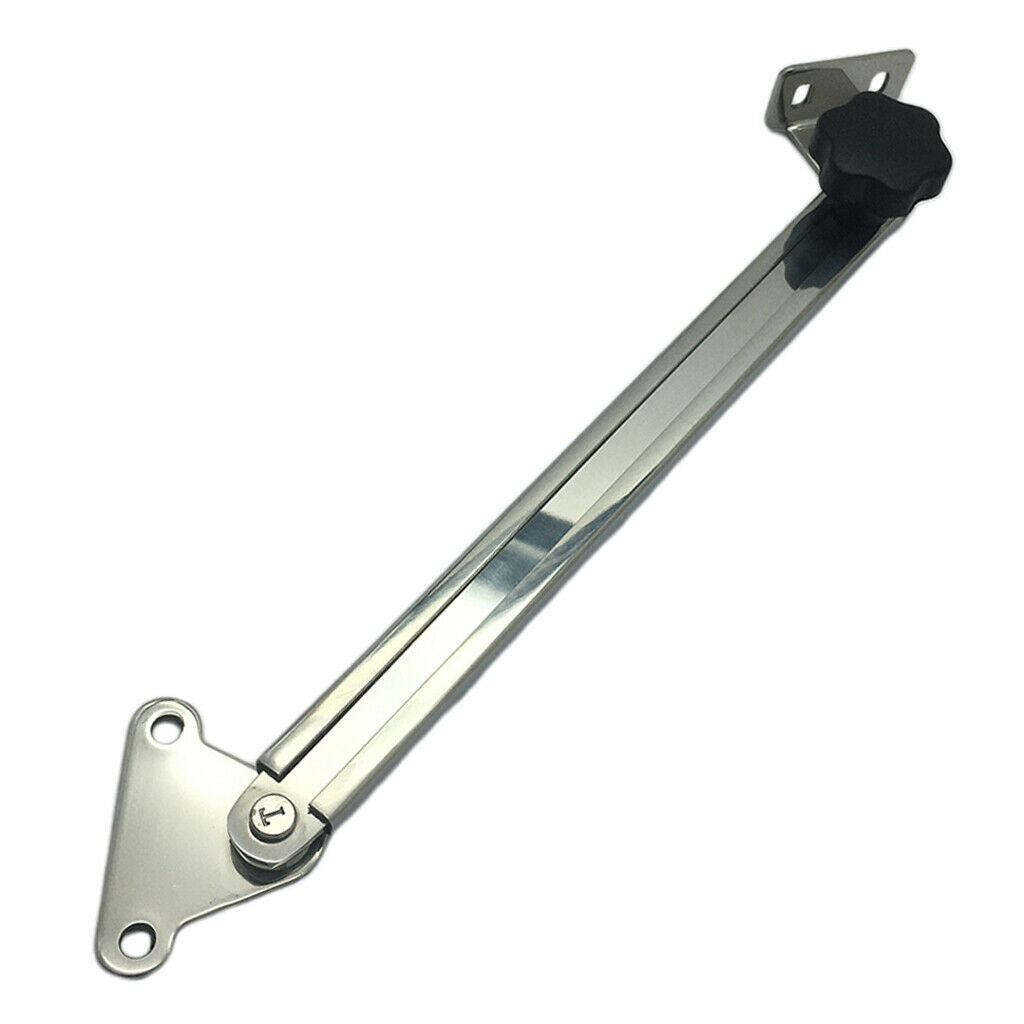 Stainless Steel Telescoping Hatch/Window Adjuster and Stay Support 10"-19
