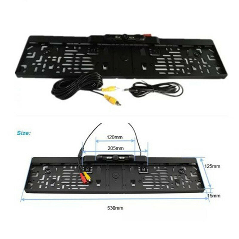 Car License Plate Frame Rear View Reverse Backup Parking Night Vision Camera  XC