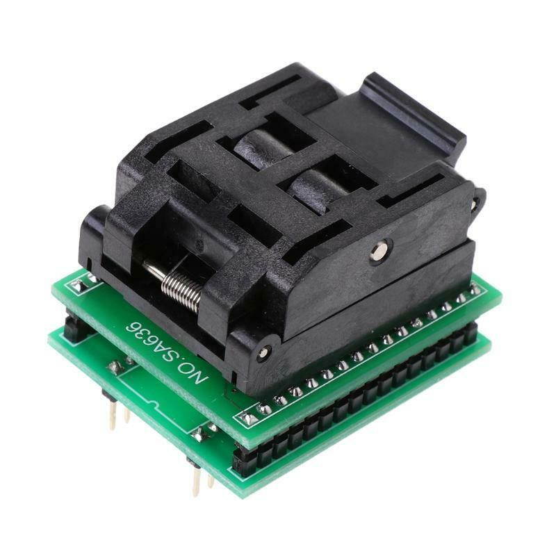 TQFP32 QFP32 TO DIP32 IC Programmer Adapter Chip Test Socket SA663 Burning Seat
