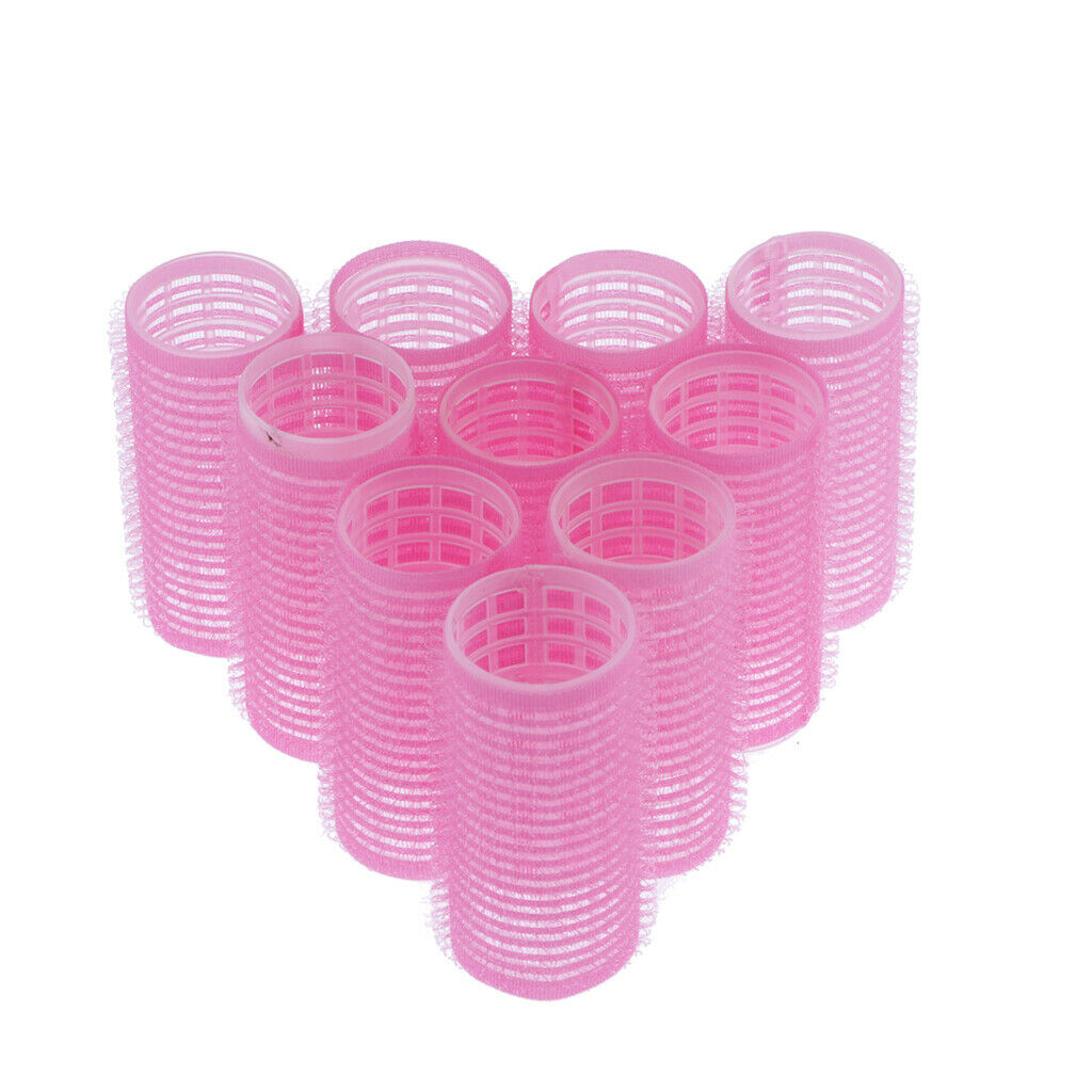 20pcs Plastic Hair Roller Curling Curls Bangs Roller Self Grip Hair Roller