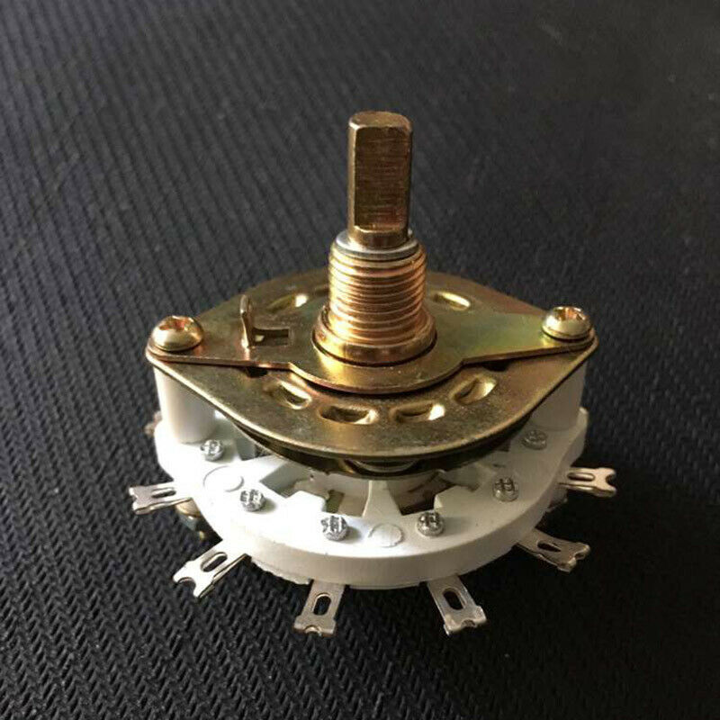 1P10T 1 Pole 10 Position One Deck 11 Pins Band Channel Rotary Switch R9K5K5