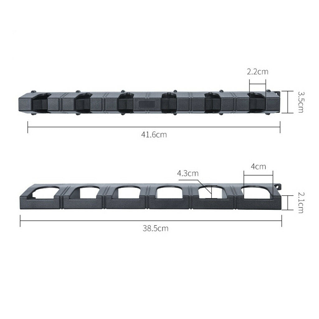 Horizontal Fishing Rod Racks Ceiling Boat Pole Holder Stand 6-Rod Storage