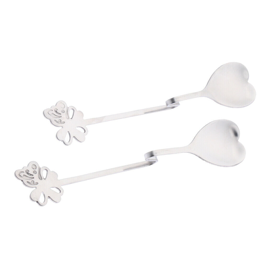 Durable Cute Coffee Spoons Great Gifts for Friends Family 2 Pieces