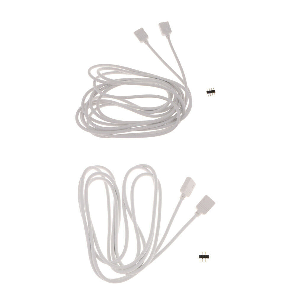 2Pcs 5050 3528 RGB LED Tape Extension Leads - RGB-2m & RGB-3 meter